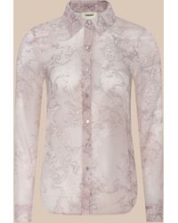 L'Agence - 'Agence Laurent Blouse Top - Lyst