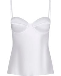 L'Agence - Orlina Silk Camisole - Lyst