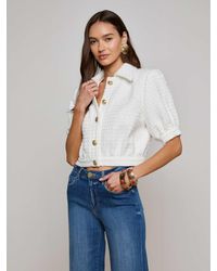 L'Agence - Cove Cropped Tweed Jacket - Lyst