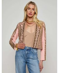 L'Agence - Blossom Embellished Jacket - Lyst