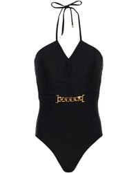 L'Agence - Leila Halter One-piece Swimsuit - Lyst