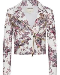 L'Agence - Blakely Leather Biker Jacket - Lyst