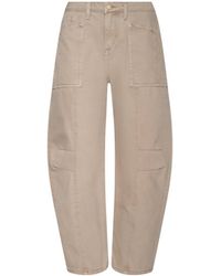 L'Agence - Cody Cropped Barrel-Leg Jean - Lyst