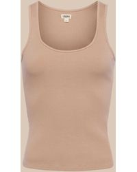 L'Agence - Adira Scoopneck Tank Top - Lyst