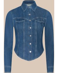 L'Agence - Louis Fitted Shirt - Lyst