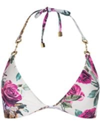 L'Agence - Annabelle Triangle Bikini Top - Lyst