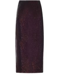 L'Agence - Makena Sequin Pencil Skirt - Lyst