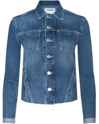 L'Agence - Janelle Jean Jacket - Lyst