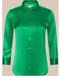 L'Agence - 'Agence Dani Silk Blouse Top - Lyst