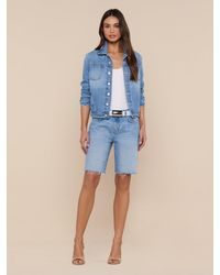 L'Agence - Celine Jean Jacket - Lyst