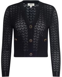 L'Agence - 'Agence Orla Pointelle Knit Cardigan - Lyst