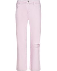 L'Agence - Blaine Cropped Stovepipe Jean - Lyst