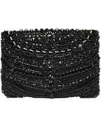 L'Agence - Eclipse Crystal Clutch - Lyst