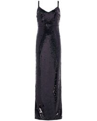 L'Agence - Karma Sequin Maxi Dress - Lyst