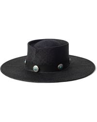 L'Agence - Adilah Wide-Brim Fedora - Lyst