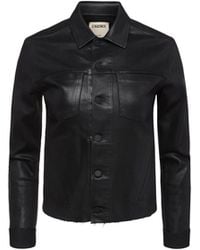 L'Agence - Janelle Coated Jacket - Lyst