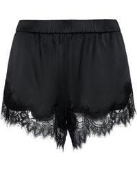 L'Agence - 'Agence Joy Silk Lace Short - Lyst
