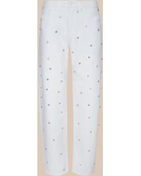 L'Agence - Bex Embellished Rodeo Jean - Lyst