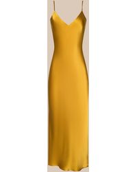 L'Agence - Seridie Silk Slip Dress - Lyst