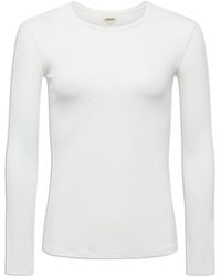 L'Agence - Tess Long Sleeve Tee - Lyst