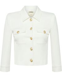 L'Agence - Kumi Cropped Jacket - Lyst