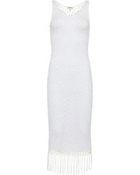 L'Agence - 'Agence Angela Crochet Cover-Up Dress - Lyst