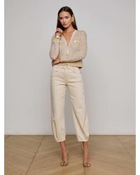 L'Agence - Krista Tapered Jean - Lyst