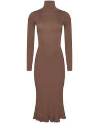 L'Agence - Solaire Knit Dress - Lyst