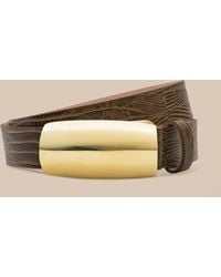 L'Agence - 'Agence Marlowe Leather Belt - Lyst