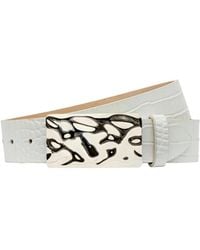 L'Agence - 'Agence Chara Leather Belt - Lyst