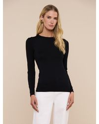 L'Agence - Tess Long Sleeve Tee - Lyst