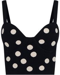 L'Agence - Tula Knit Bra Top - Lyst
