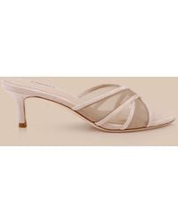 L'Agence - Padua Mesh Sandal - Lyst