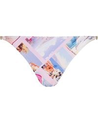 L'Agence - String Bikini Bottom - Lyst