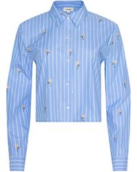 L'Agence - Cosette Sequined Shirt - Lyst