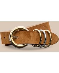 L'Agence - Tobar Leather Belt - Lyst