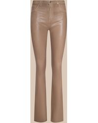 L'Agence - Marty Coated Flare Jean - Lyst
