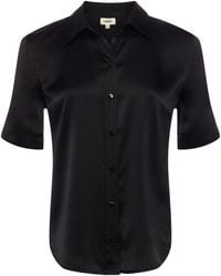 L'Agence - Ellah Silk Blouse - Lyst