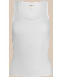 L'Agence - Adira Scoopneck Tank Top - Lyst