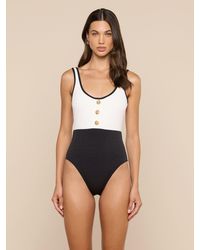 L'Agence - 'Agence Mila One-Piece Swimsuit - Lyst
