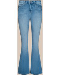 L'Agence - Taney Low-Rise Flare Jean - Lyst