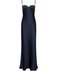 L'Agence - Shayla Silk Lace Gown - Lyst