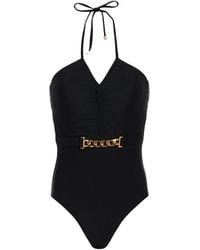 L'Agence - Leila Halter One-piece Swimsuit - Lyst