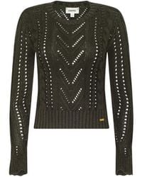 L'Agence - Mio Cabled Pullover - Lyst