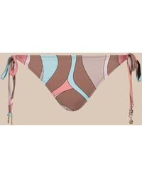 L'Agence - Britt Tie-Side Bikini Bottom - Lyst