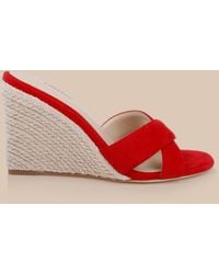 L'Agence - Rosaline Wedge Espadrille - Lyst