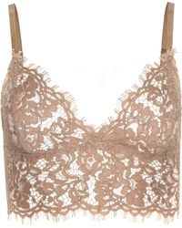 L'Agence - Aislin Lace Bralette - Lyst