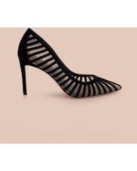L'Agence - Lenox Mesh Pump - Lyst