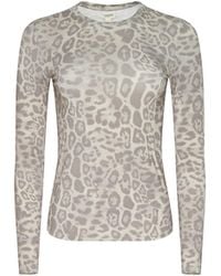 L'Agence - Tess Long Sleeve T-Shirt - Lyst