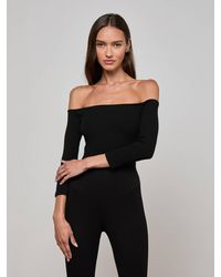 L'Agence - 'Agence Evelyn Off-The-Shoulder Bodysuit - Lyst
